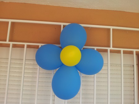 Decoracion con globos